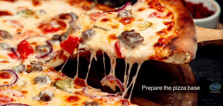 Prepare the pizza base